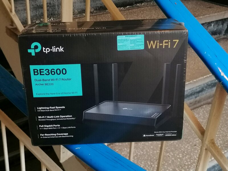 Vand router wireless TP-Link Archer BE220,BE3600,Wi-Fi 7,nou(sigilat)!